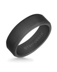 Black Tungsten Men's Band Ring by Triton