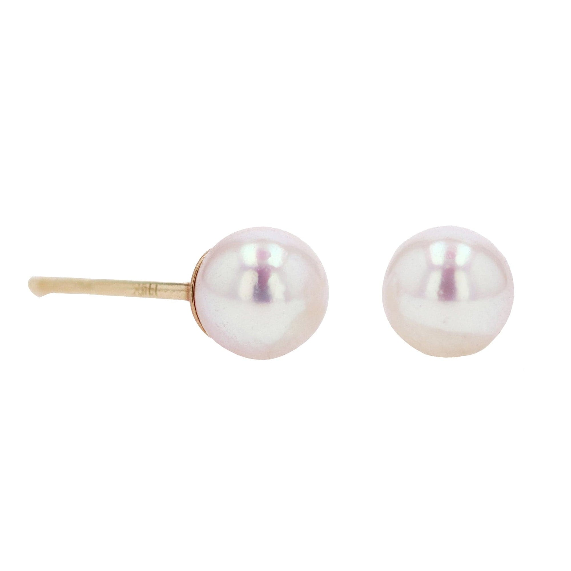 Pearl Stud Earrings in 14k Gold - Skeie's Jewelers