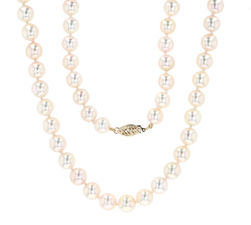 16" Freshwater Pearl Strand with 14k Yellow Gold Clasp