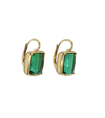 18K Gold Tourmaline Earrings- Skeie's Legacy Collection
