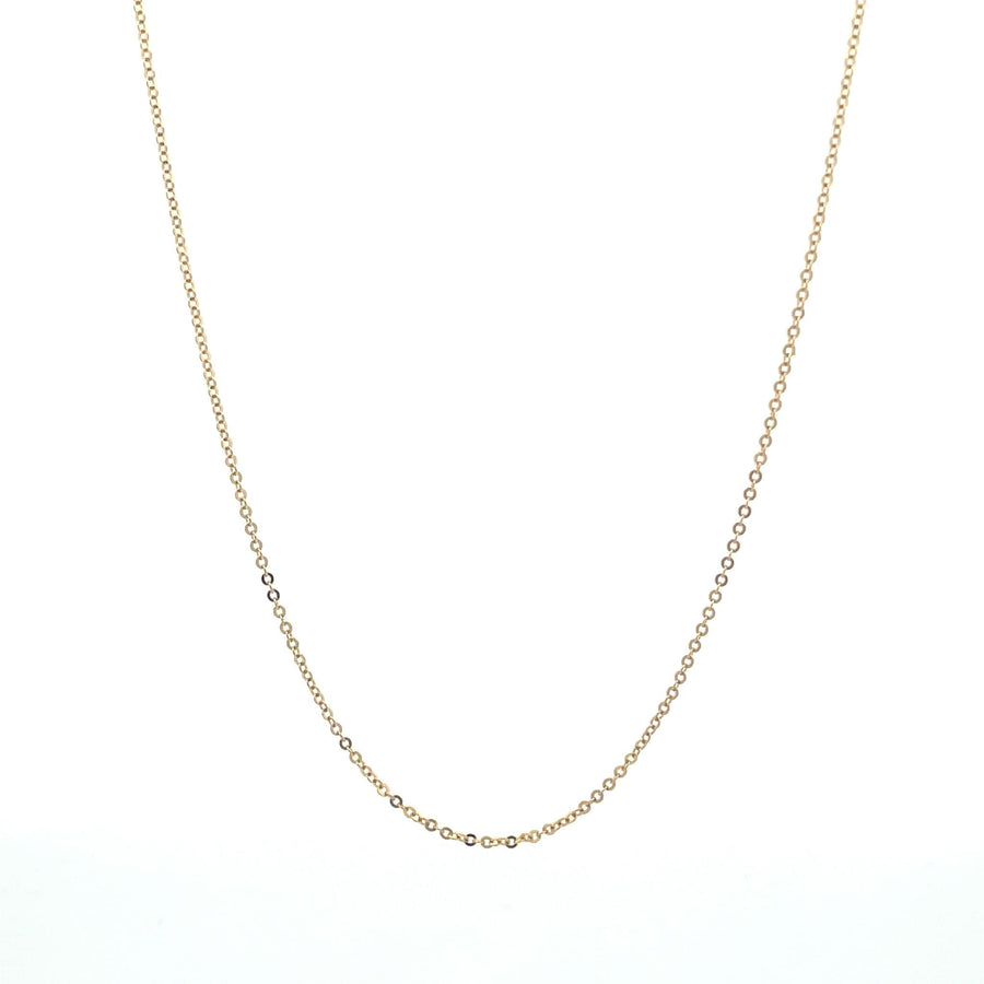14kt Yellow Gold Flat Cable Chain Necklace - Skeie's Jewelers