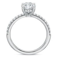 The French-Set Diamond Line Engagement Ring | Skeie's Jewelers