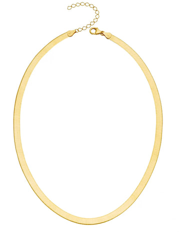 14k Yellow Gold Herringbone Chain - Skeie's Jewelers