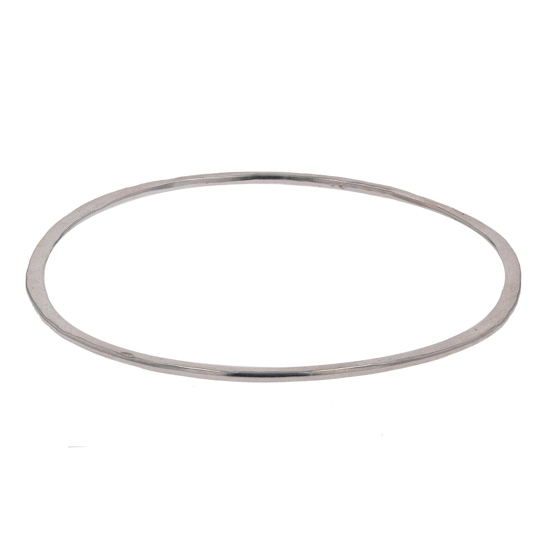 Sterling Silver Hammered Bangle by Arianna Nicolai - Skeie's Jewelers