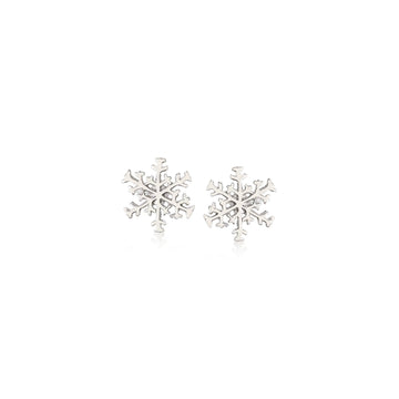 Sterling Silver Snowflake Studs by Carla | Nancy B. - Skeie's Jewelers