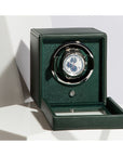 Cub Single Watch Winder with Cover by WOLF - Skeie's Jewelers