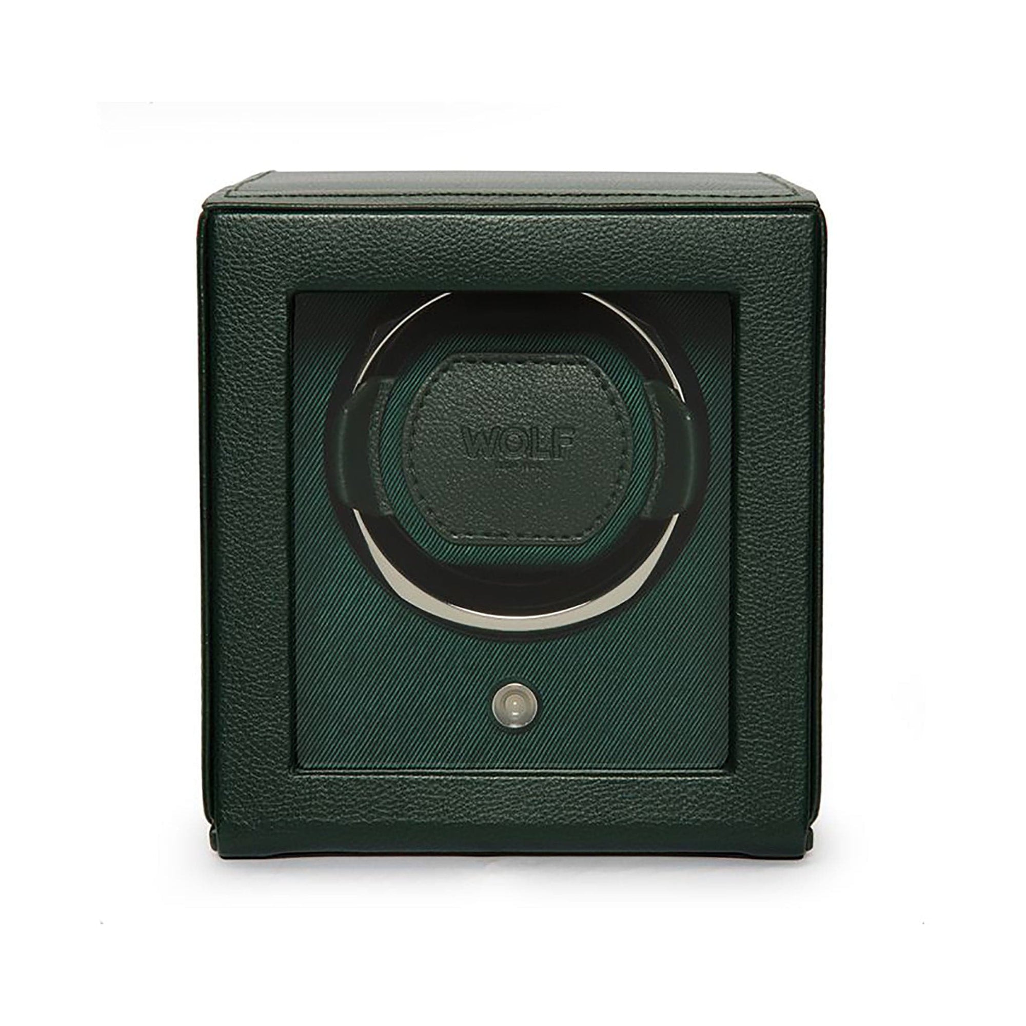 Cub Single Watch Winder with Cover by WOLF - Skeie's Jewelers