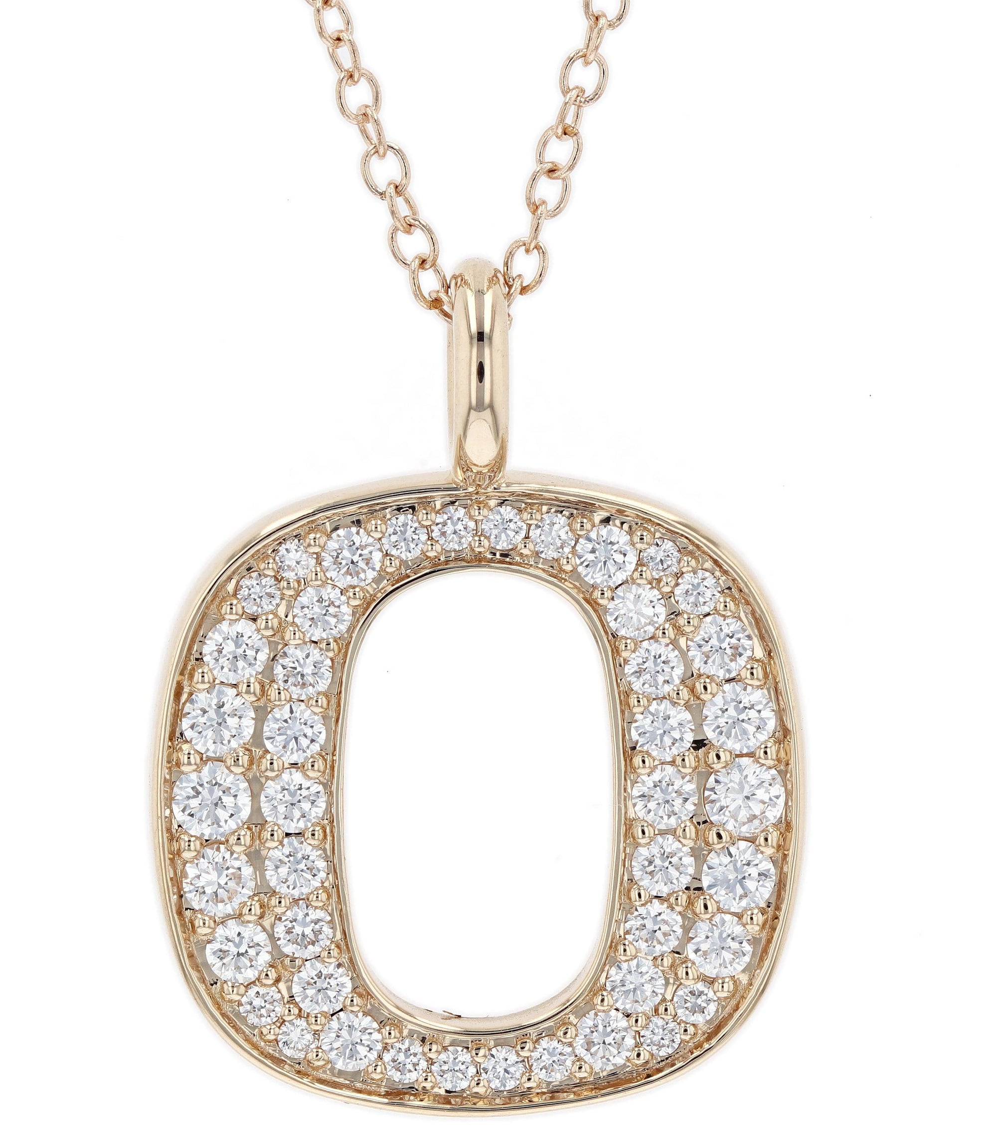 Skeie's Jewelers University of Oregon Ducks "O" Pendant - Diamonds