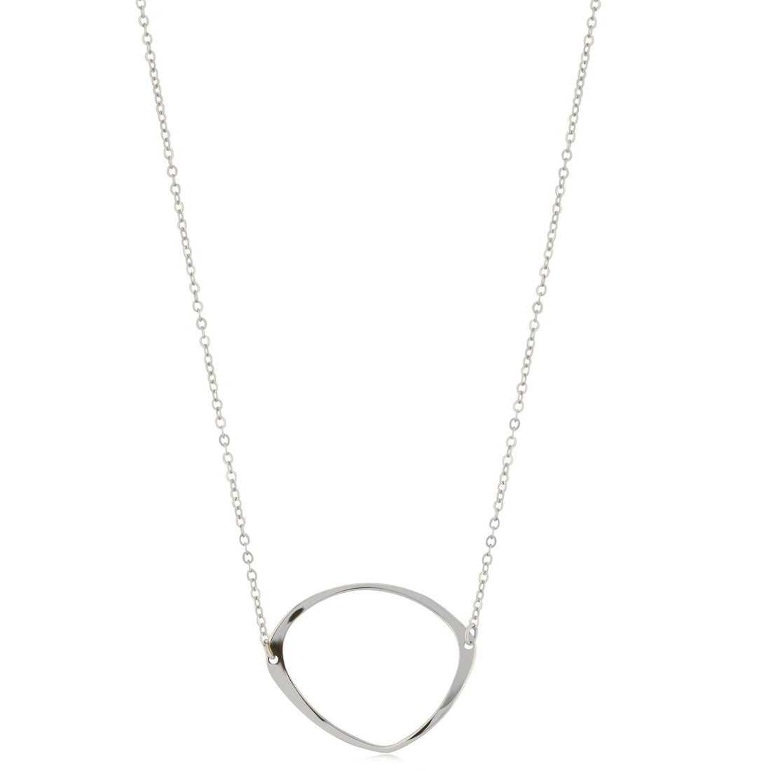 14k Freeform Pendant Necklace by Carla | Nancy B. White Gold