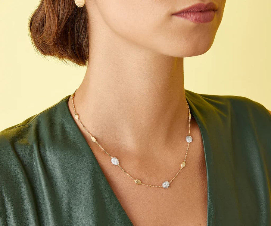 Diamond Station 'Siviglia' Necklace by Marco Bicego - Skeie's Jewelers