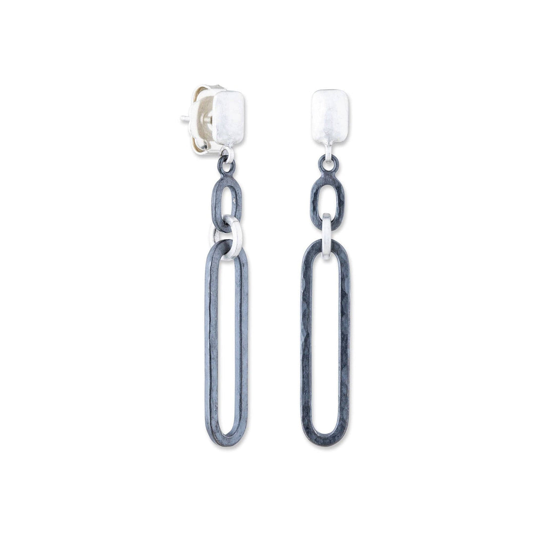 Sterling Silver Chill Link Dangle Earrings by Lika Behar - Skeie's Jewelers