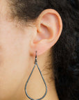 Lika Behar Teardrop Hoop Diamond Dangle Earrings - Skeie's Jewelers