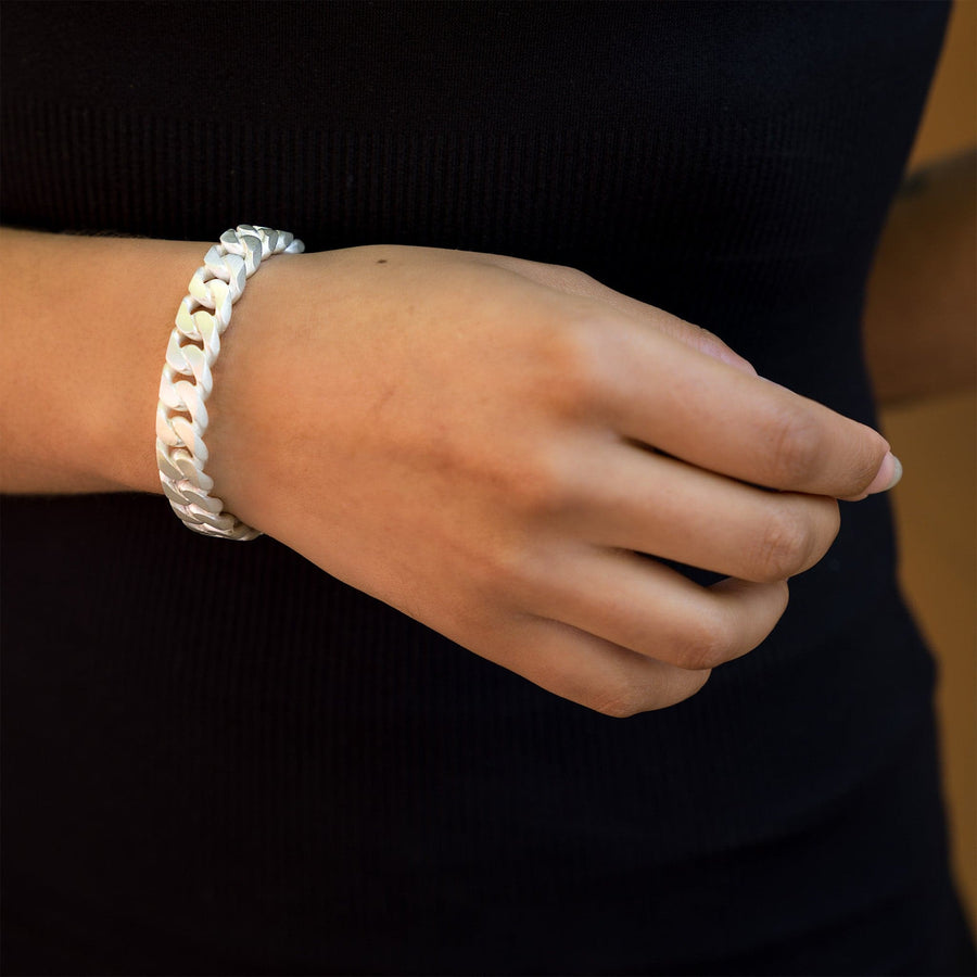 Sterling Silver Chain Cuff Bracelet by Lika Behar