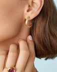 'Jaipur' 18k Gold Petite Hoop Earrings by Marco Bicego - Skeie's Jewelers