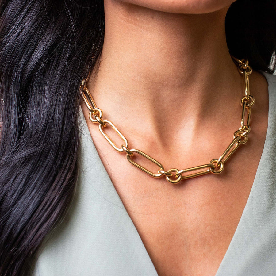 Roberto Coin Oro Classic Chain Necklace in Gold - Skeie's Jewelers