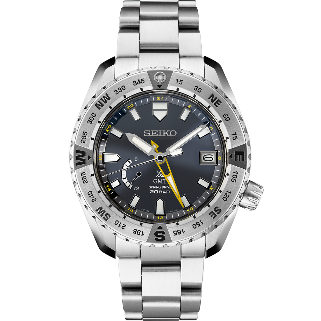 Seiko Prospex LX SNR025 Spring Drive 45mm GMT Watch