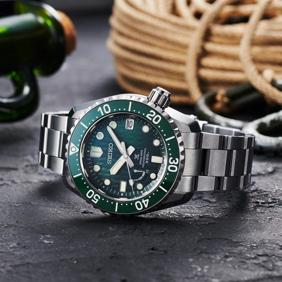 Seiko Watch Prospex LX SNR045 Divers Green Dial Limited Edition Watch