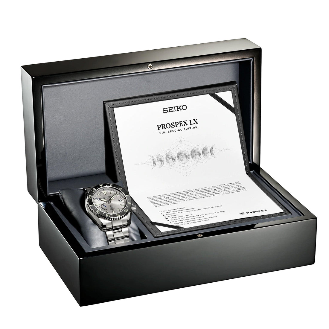 Seiko Prospex LX SNR051 Spring Drive GMT Automatic Watch Box