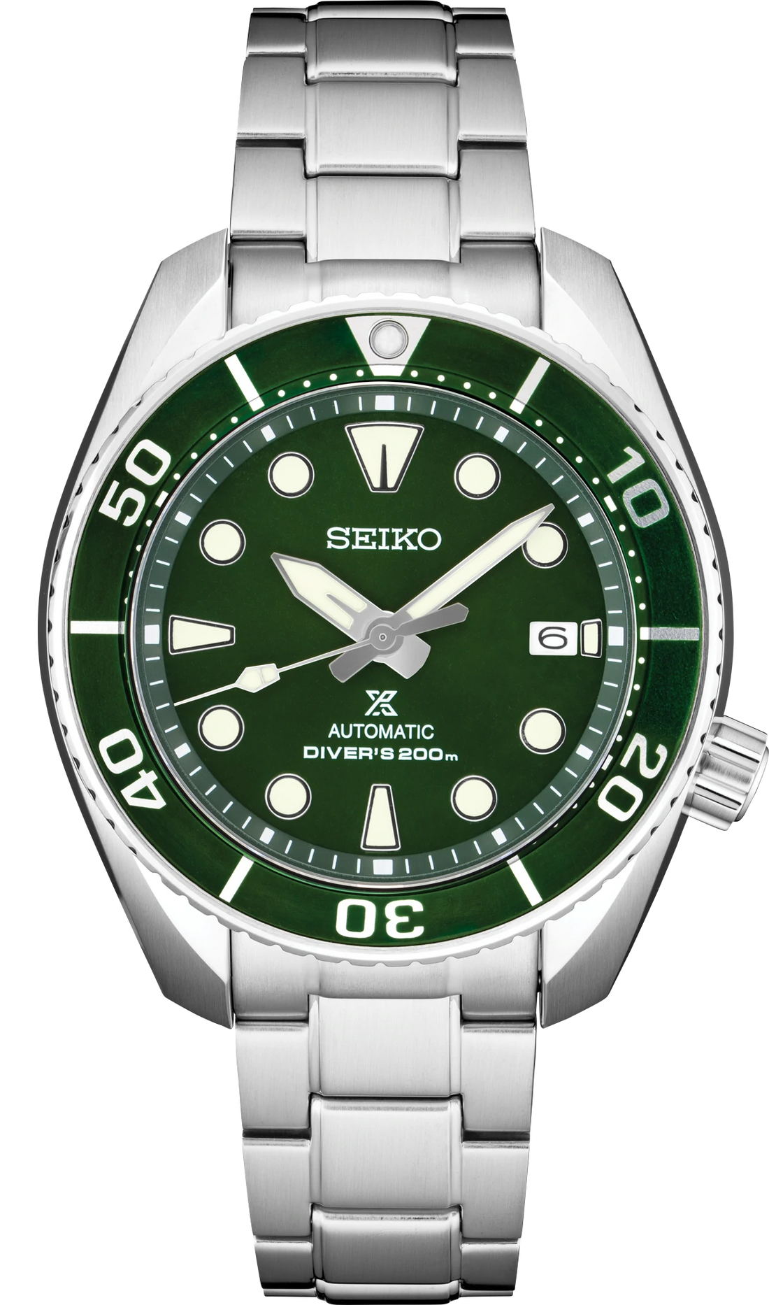 Seiko Men's SPB103  Prospex 'Sumo' Green Dial 45mm Watch 