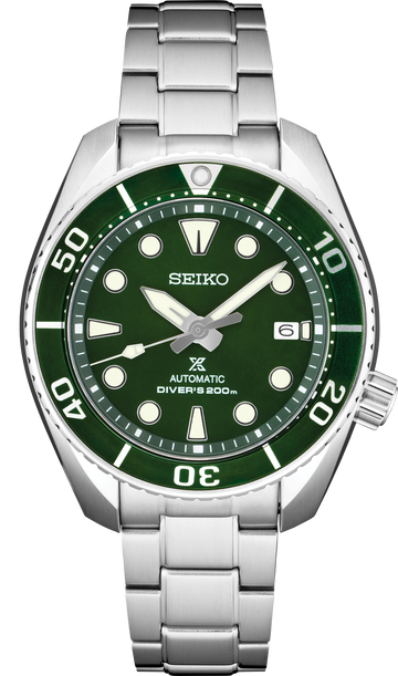 Seiko Men's SPB103  Prospex 'Sumo' Green Dial 45mm Watch 