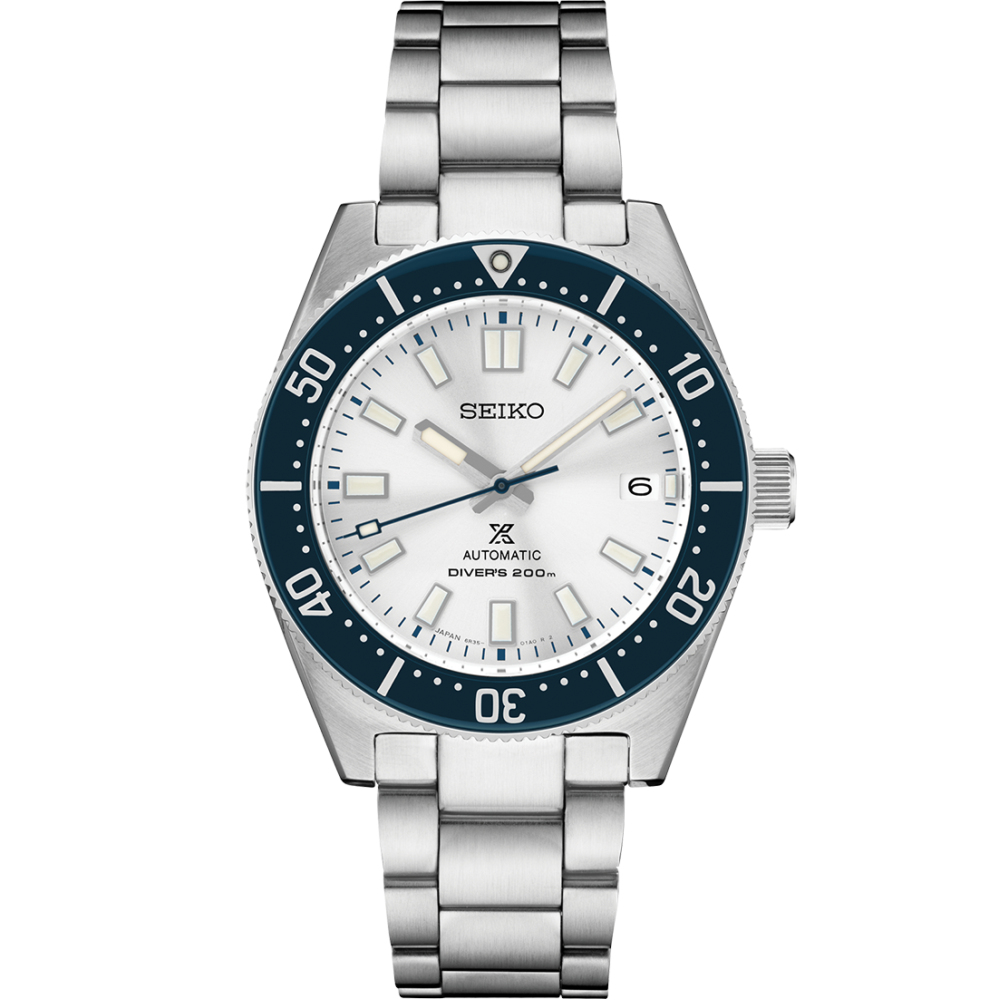 Seiko Prospex SPB213 40.5mm Blue Bezel White Dial Watch