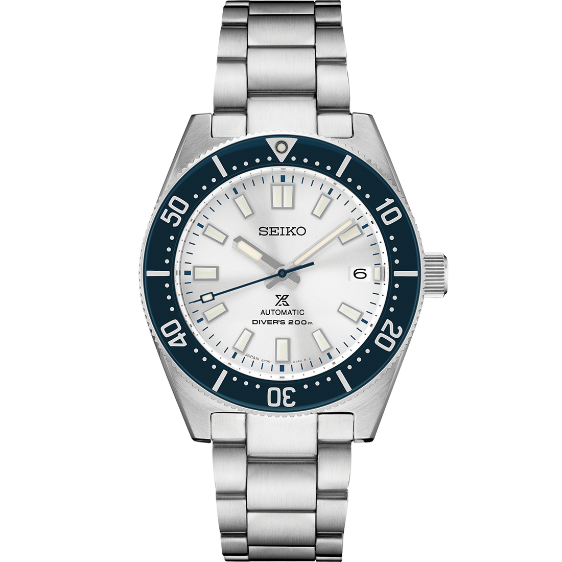 Seiko Prospex SPB213 40.5mm Blue Bezel White Dial Watch