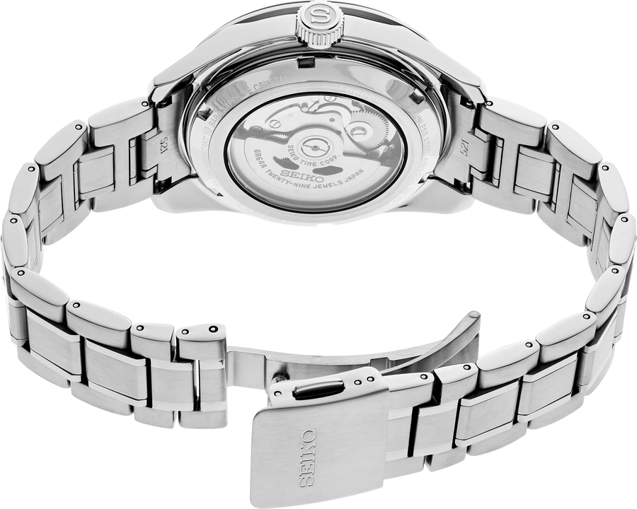 Seiko Presage SPB217 GMT 42.2mm Blue Dial Watch