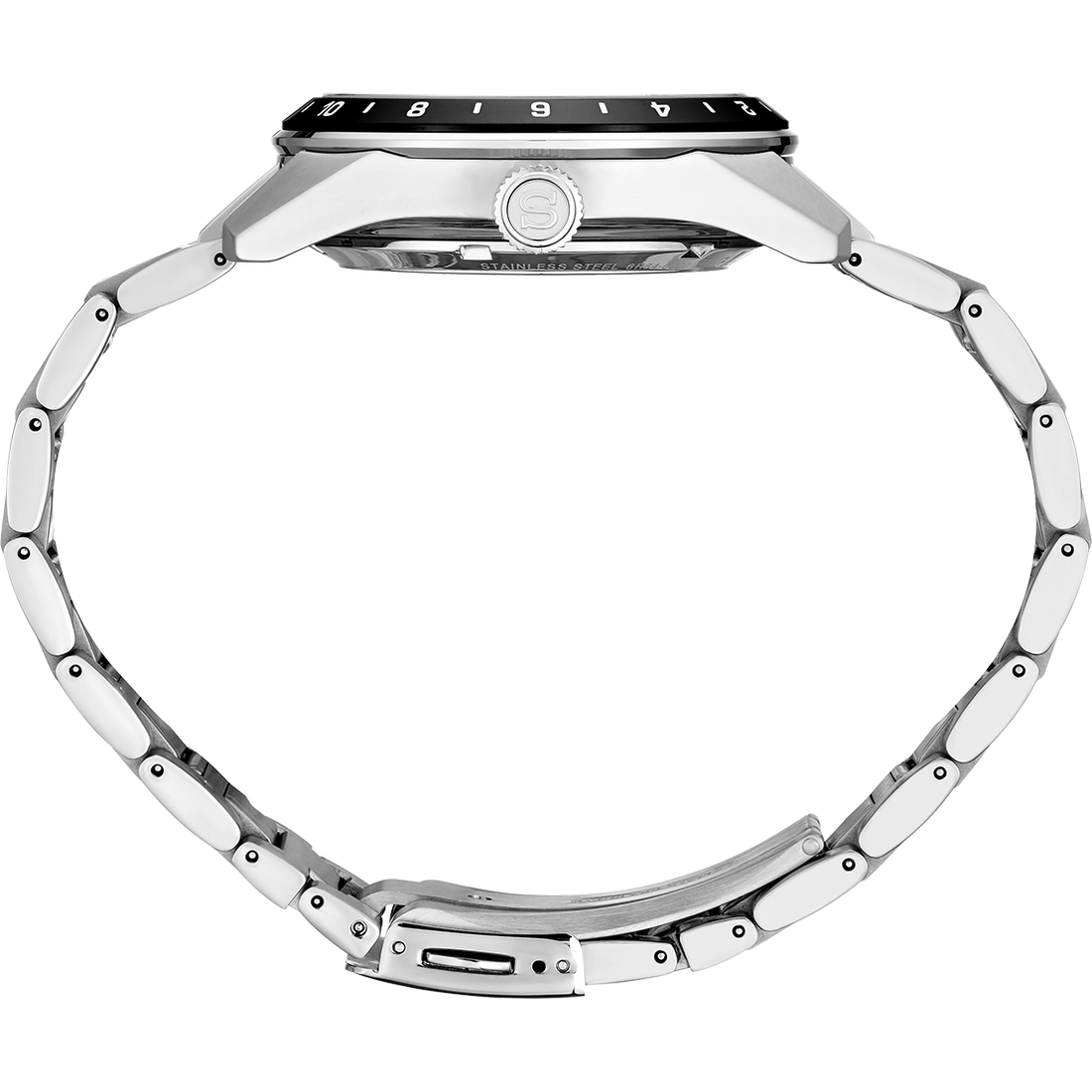 Seiko SPB221 Presage GMT 42.2mm Black Dial Watch