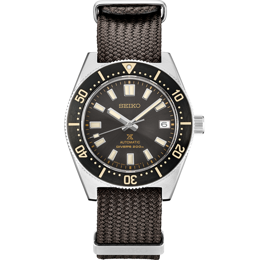 Seiko Prospex SPB239 40.5mm Black Dial Poly Strap Watch