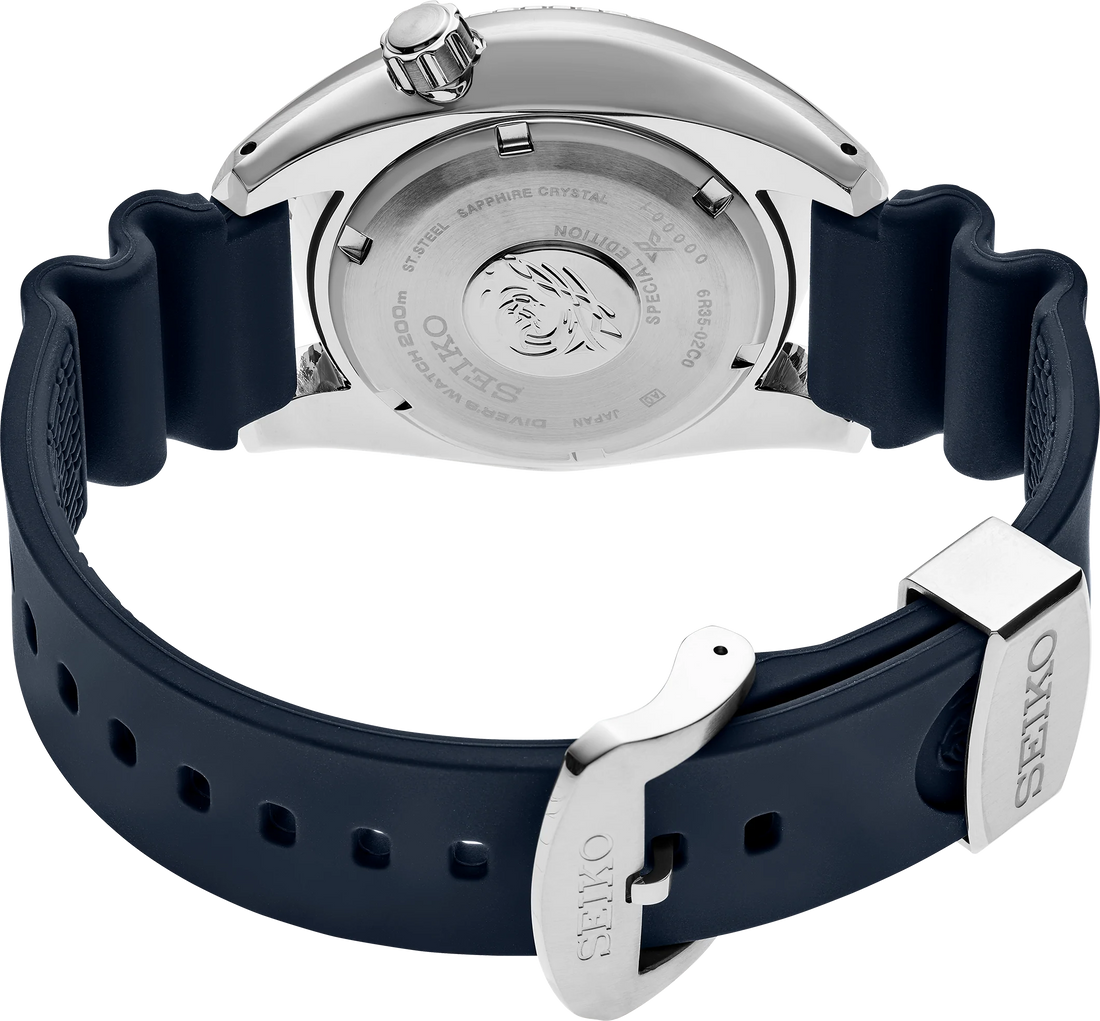 Seiko Prospex SPB325 Turtle Diver Automatic Watch Back