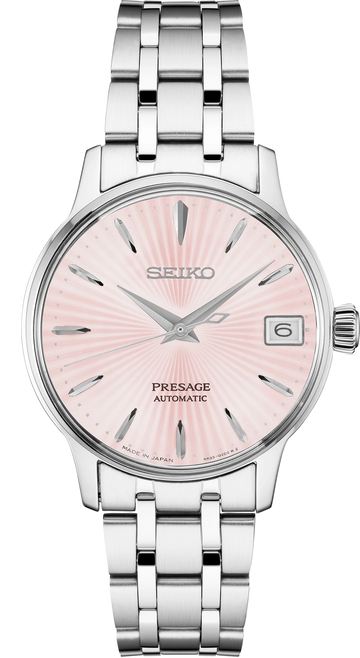 Seiko Presage SRP839 Cocktail Time Pink Dial Watch