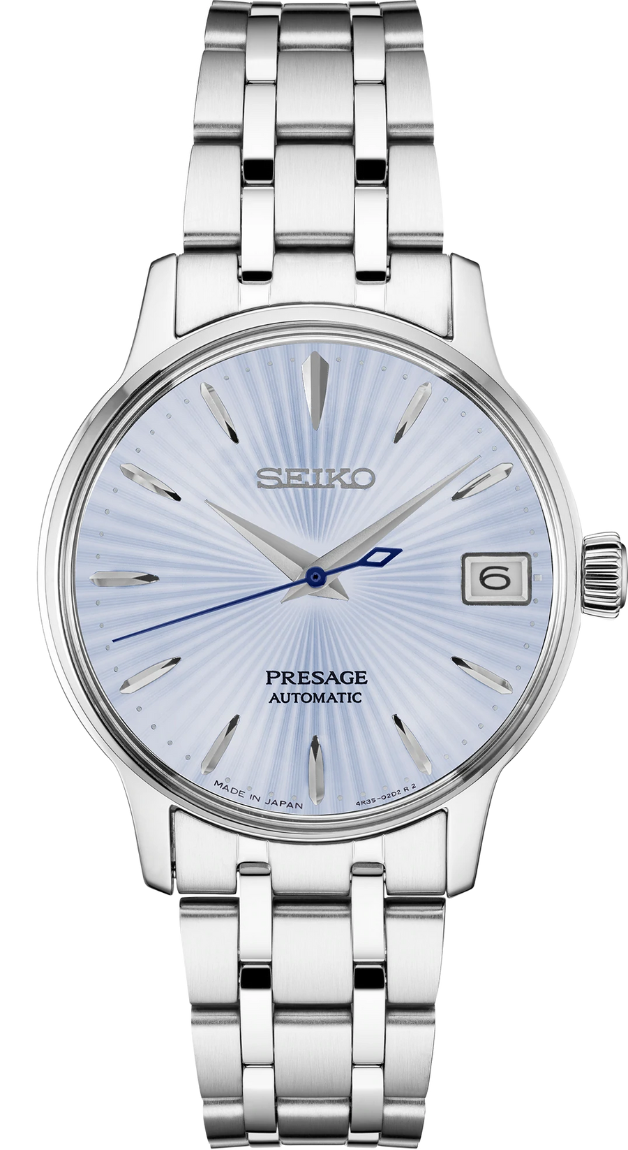Seiko Presage SRP841 Cocktail Time 34mm Blue Dial Watch