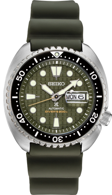 Seiko Prospex SRPE05 Green Dial Diver Watch