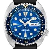 Seiko Prospex SRPE07 Special Edition Turtle Blue Dial Diver Watch