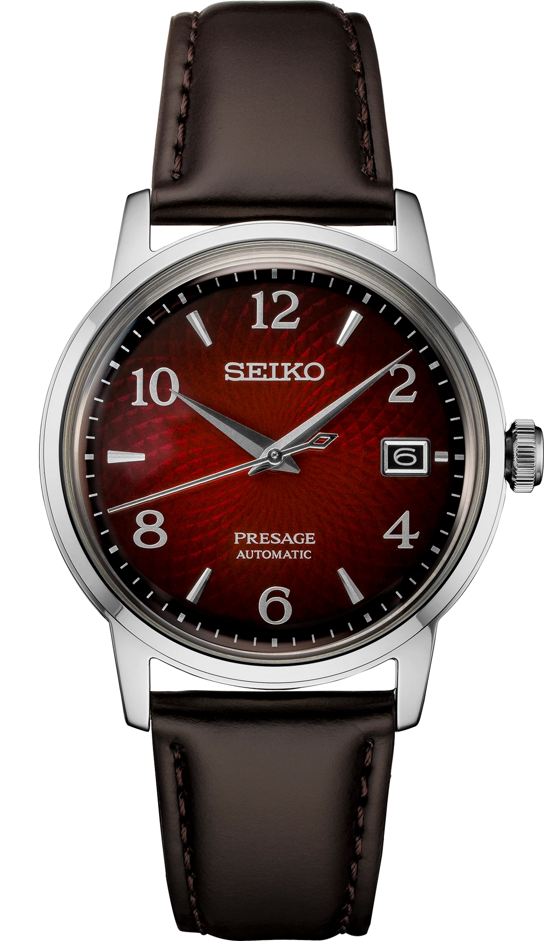 Seiko Presage SRPE41 Cocktail Time Red Dial 38.5mm Watch