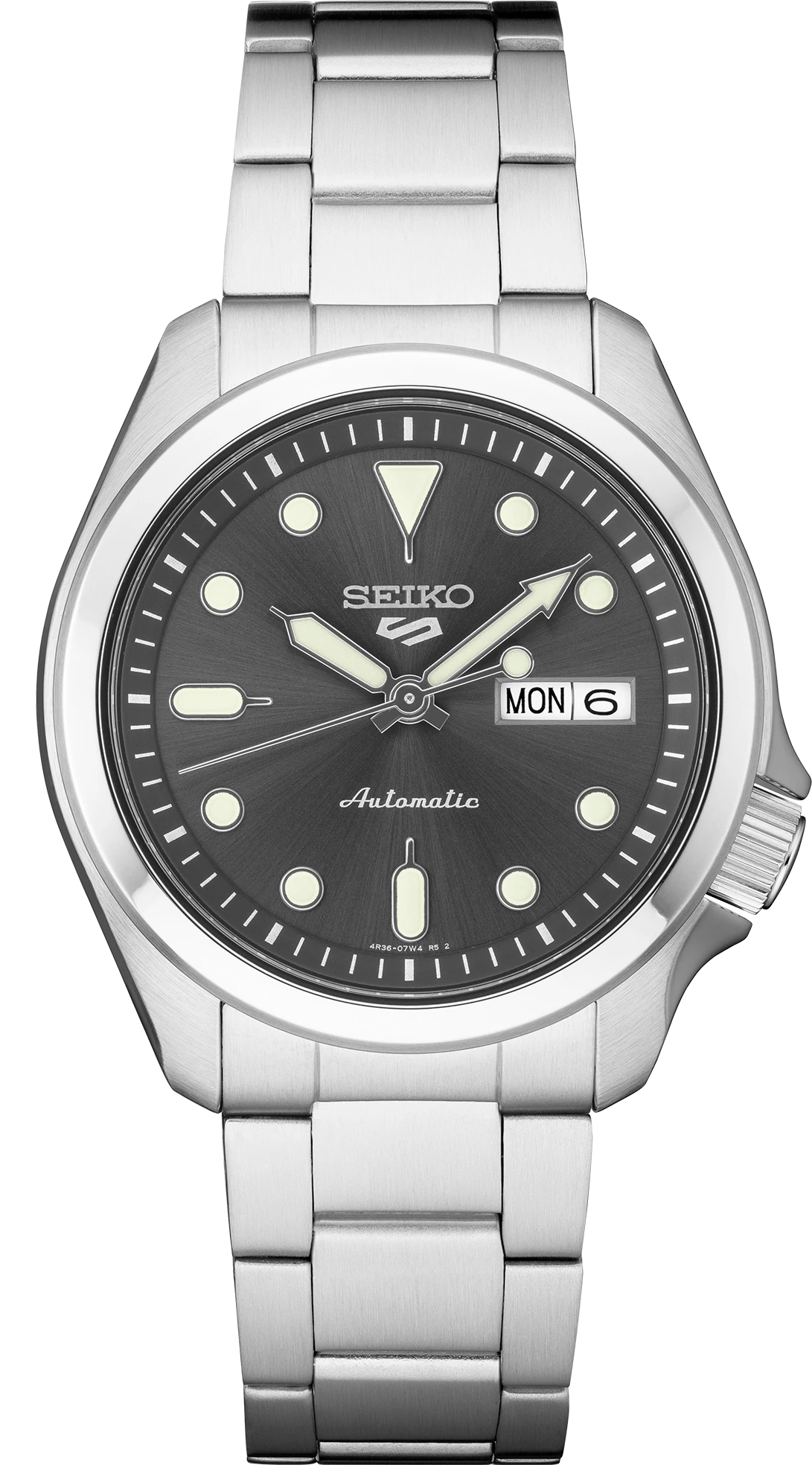 Seiko 5 Sports SRPE51 Gray Dial Automatic Watch 