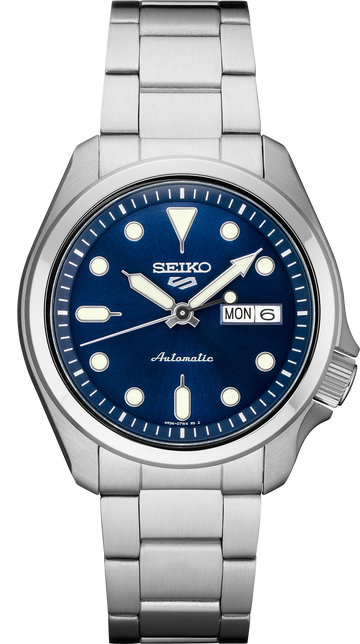 Seiko 5 Sports SRPE53 Blue Dial Stainless Steel Automatic Watch