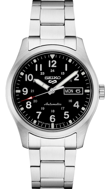 Seiko 5 Sports SRPG27 Black Dial Watch 