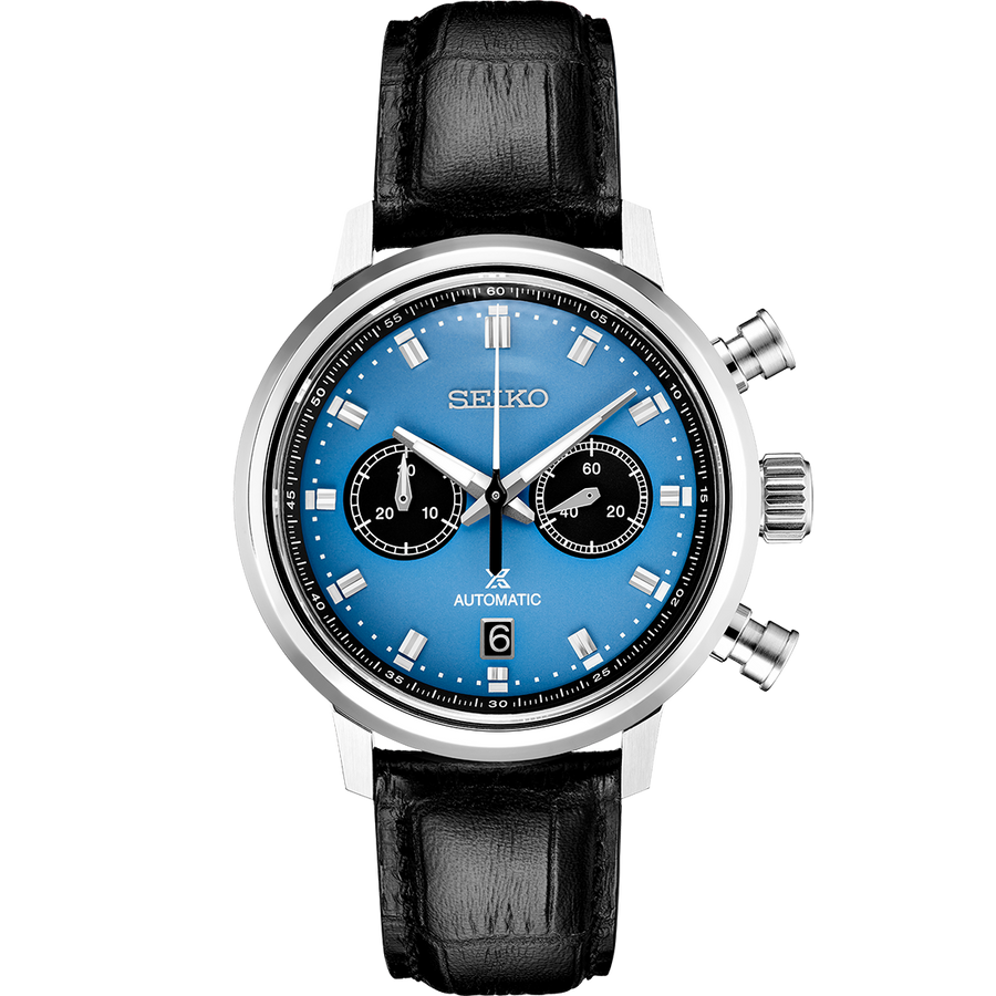 Seiko Prospex Speedtimer SRQ039 Blue Dial Watch