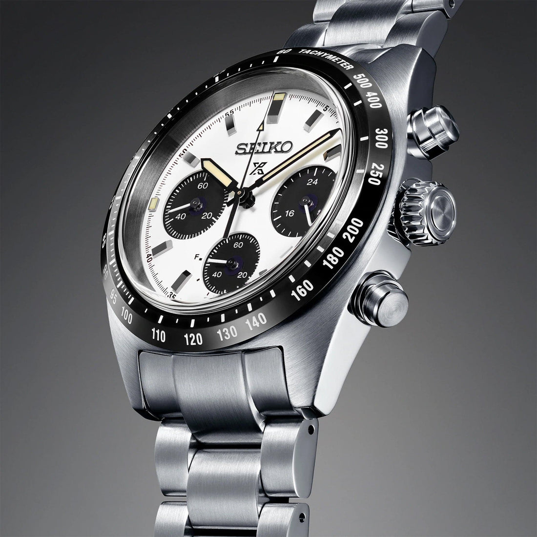 Seiko Prospex SRQ035 Limited Edition Chronograph Speedtimer White Dial Automatic  Watch