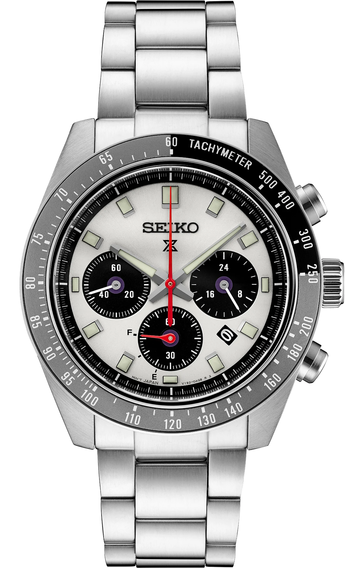 Seiko Prospex SSC911 Solar Chronograph Speedtimer Watch Front