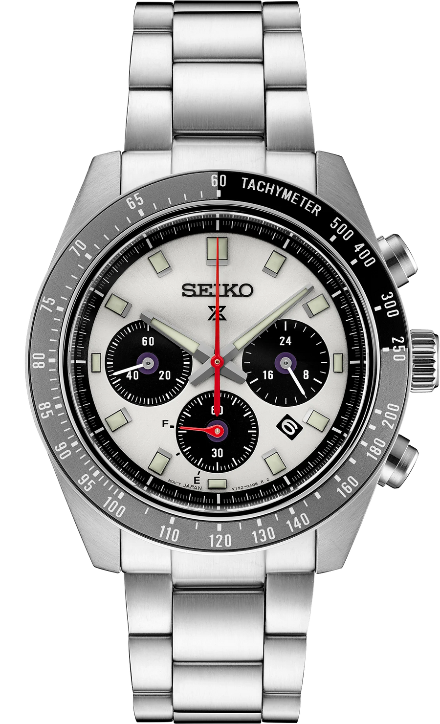 Seiko Prospex SSC911 Solar Chronograph Speedtimer Watch Front