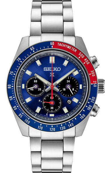 Seiko Prospex SSC913 Solar Chronograph Speedtimer Watch Front