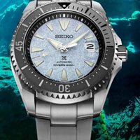 Seiko Prospex SPB351 Blue-Gray Dial Titanium Diver Watch - Skeie's Jewelers