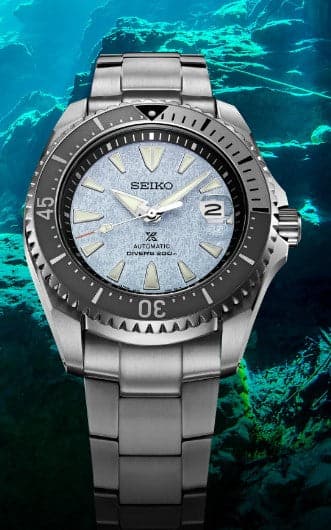 Seiko Prospex SPB351 Blue-Gray Dial Titanium Diver Watch - Skeie's Jewelers