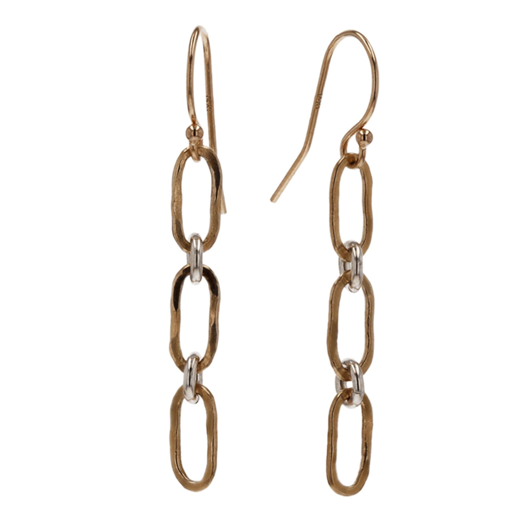 Paperclip Dangle Earrings by Arianna Nicolai