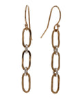 Paperclip Dangle Earrings by Arianna Nicolai