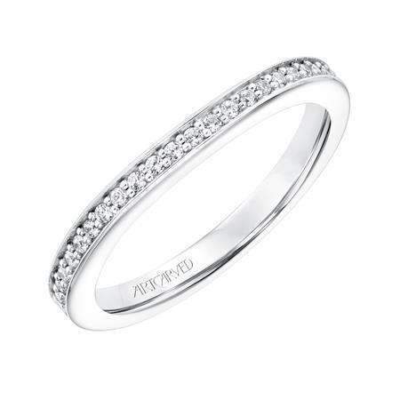 Artcarved Curved Diamond To Fit Wedding Band