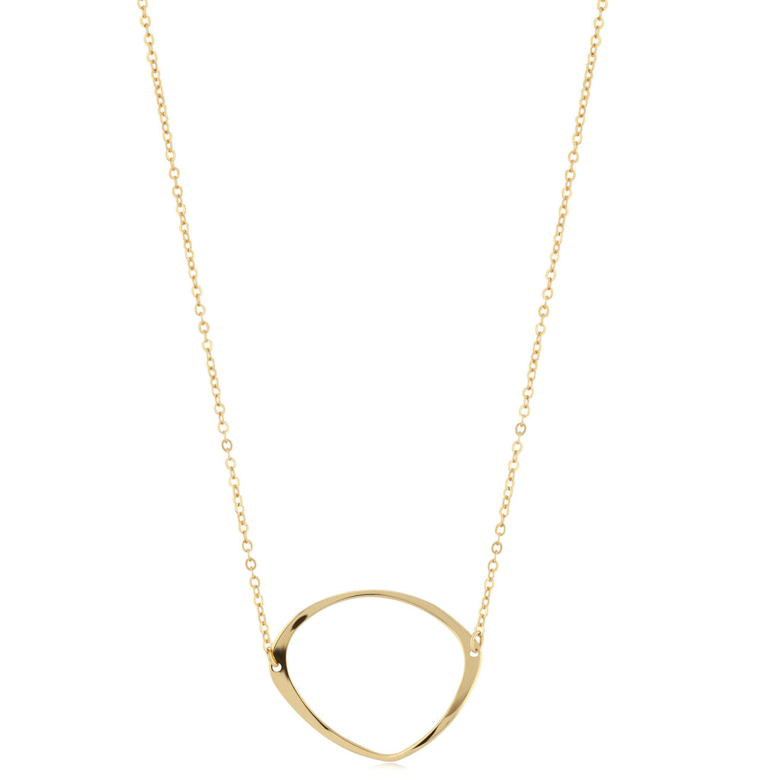 14k Freeform Pendant Necklace by Carla | Nancy B. Yellow Gold