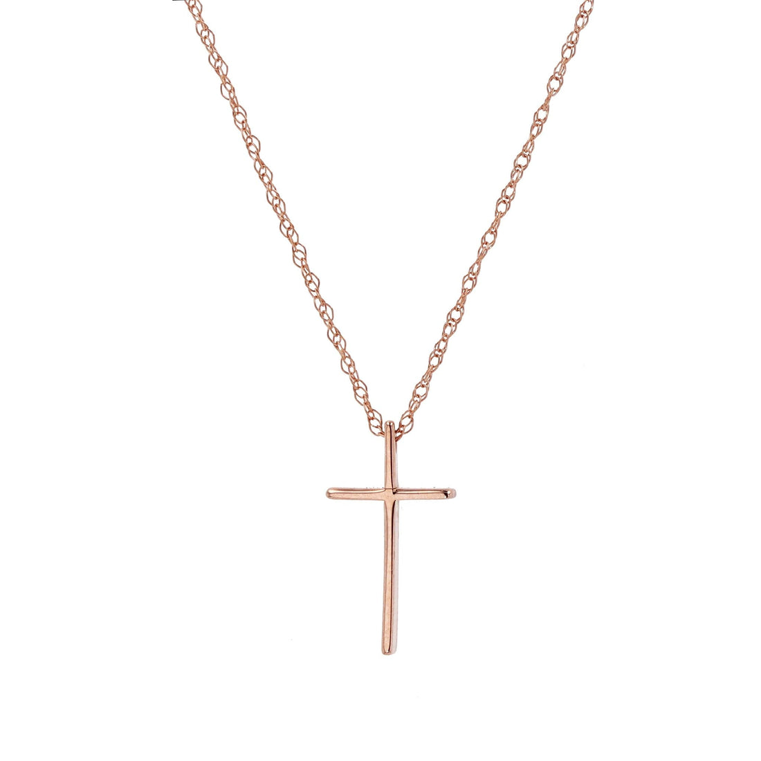 Rose Gold Cross Pendant Necklace by Carla | Nancy B.